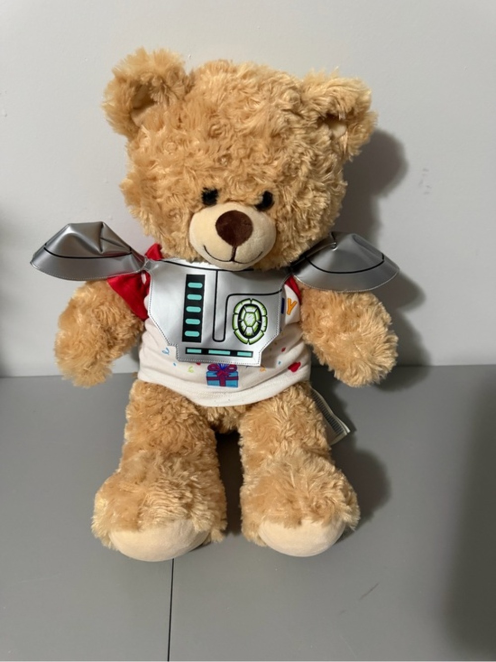 Build-A-Bear Workshop Plush Bear Happy Birthday TMNT Dimension Armour